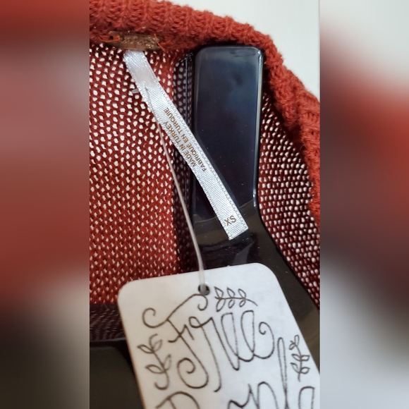 Free People Rust Knit Sweater Dress - Picture 2 of 4